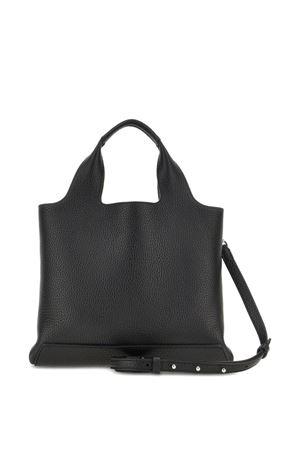 Shopping Bag in pelle martellata Nero HOGAN | KBW01RA0200TH1B999