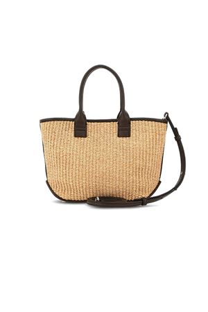 Hogan Address Shopping Bag Mini Brown Ivory HOGAN | KBW01TA5100UYI7E06