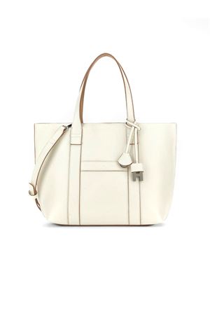 Hogan Script Shopping Bag Small Ivory HOGAN | KBW01WA0200UZU7E20