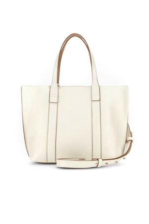 Hogan Script Shopping Bag Small Ivory HOGAN | KBW01WA0200UZU7E20