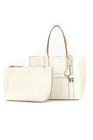 Hogan Script Shopping Bag Small Ivory HOGAN | KBW01WA0200UZU7E20