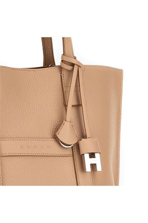Hogan Script Small Beige Shopping Bag HOGAN | KBW01WA0200UZU7E21