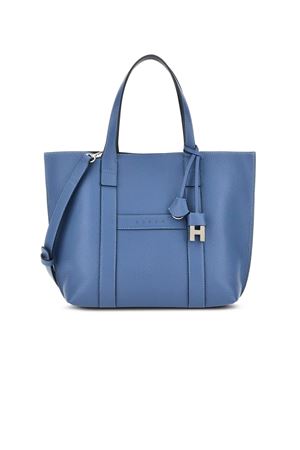 Hogan Script Small Blue Shopping Bag HOGAN | KBW01WA0200UZU7E24