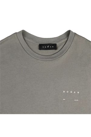 T-Shirt in cotone Grigio HOGAN | KQMB3522360ZFVB805