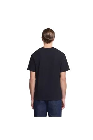 T-Shirt in cotone Nero HOGAN | KQMB3522360ZFVB999