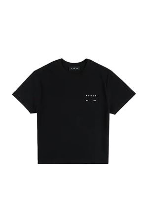 T-Shirt in cotone nero HOGAN | KQWB3520390ZFVB999