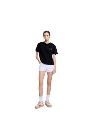 T-Shirt in cotone nero HOGAN | KQWB3520390ZFVB999