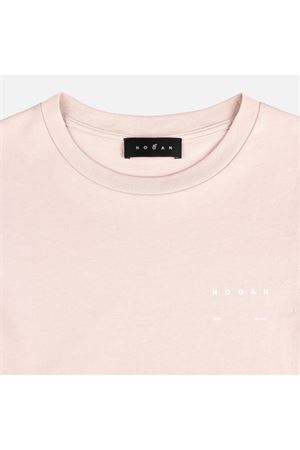T-Shirt in cotone rosa HOGAN | KQWB3520390ZFVM001