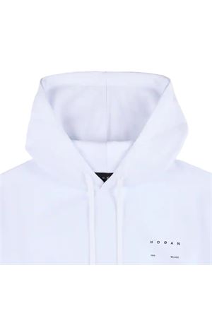 Felpa in cotone bianco HOGAN | KQWB5520330ZFUB001
