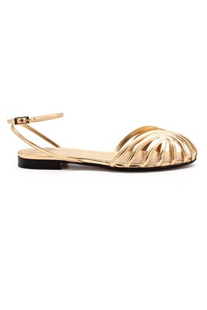 Sandalo Aura in pelle laminata oro ALEVI | L26S200550795G03MEKONG