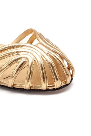 Sandalo Aura in pelle laminata oro ALEVI | L26S200550795G03MEKONG