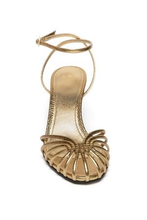 Cage sandals in lizard-embossed leather ALEVI | L26SC002N1309G03MEKONG