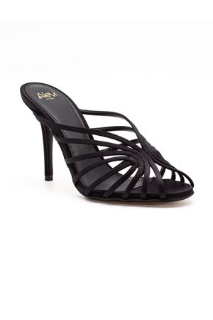 Sandalo Diana 95 in raso nero ALEVI | L26SE001R0222X01BLACK