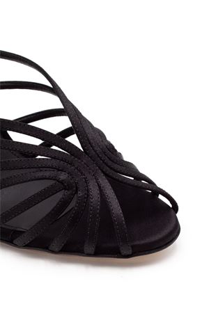 Sandalo Diana 95 in raso nero ALEVI | L26SE001R0222X01BLACK