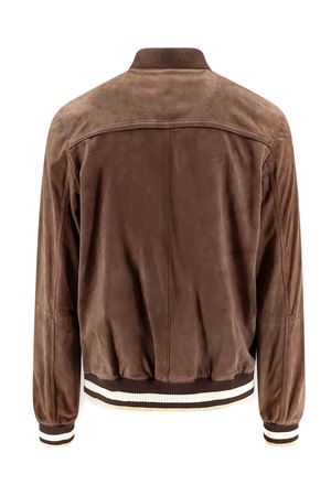 Bomber in suede marrone AMARANTO | B6AB0093ABU69M