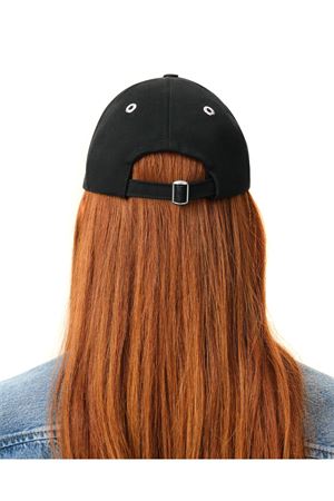 Cappello da baseball in gabardine di cotone nero AMI | BFUCP006AW0041W001
