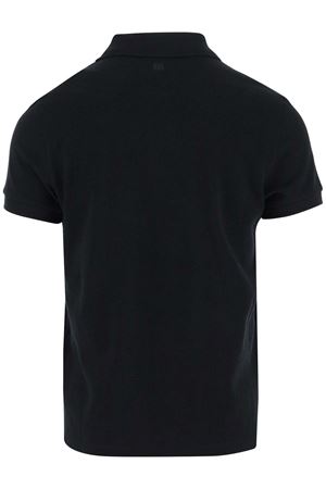 Polo in cotone nero AMI | BFUPL001760001