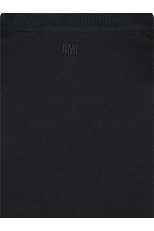T-shirt in cotone biologico nero AMI | BFUTS035724W001