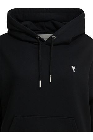 Felpa in cotone nero AMI | FSW767730045