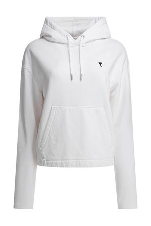 Felpa in cotone bianco AMI | FSW767730100