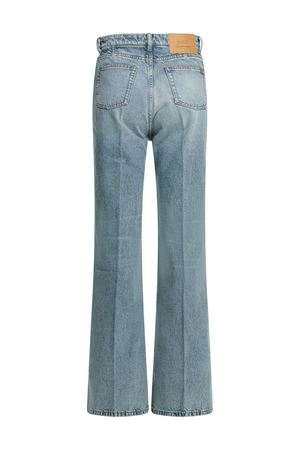Jeans a zampa in denim indaco AMI | FTR420DE0046480