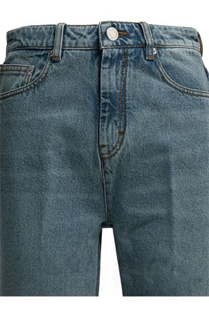 Jeans a zampa in denim indaco AMI | FTR420DE0046480