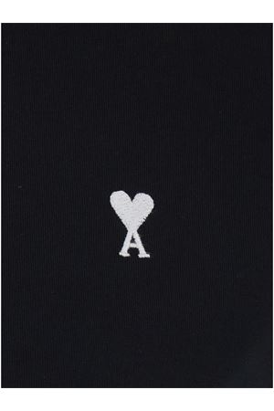 T-shirt Ami De Coeur in cotone nero AMI | FTS347724045