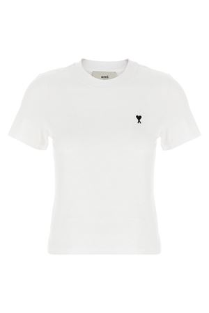 T-shirt Ami De Coeur in cotone bianco AMI | FTS347724100