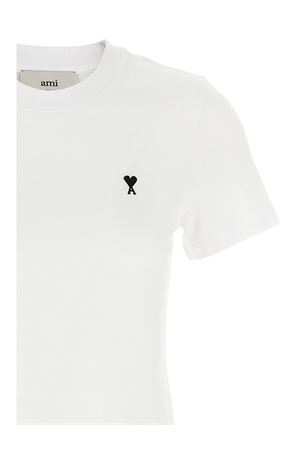 T-shirt Ami De Coeur in cotone bianco AMI | FTS347724100