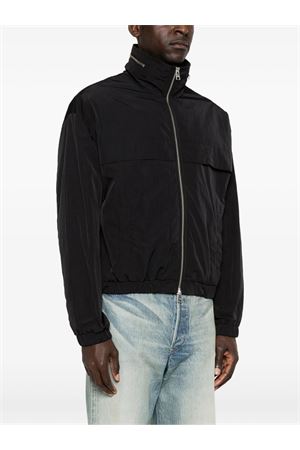 Bomber nero con zip AMI | HJK828PA0117001