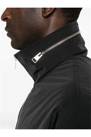 Bomber nero con zip AMI | HJK828PA0117001