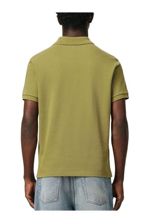 Polo a maniche corte in cotone verde AMI | HPL411760A035