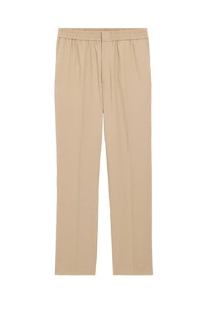 Pantaloni in gabardine di lana beige AMI | HTR226WV0194A036