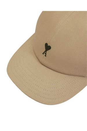 Cappellino da baseball in cotone beige AMI | UCP265AW0041A036