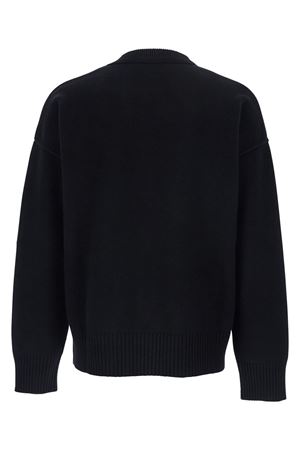 Black wool sweater AMI | UKS838018009