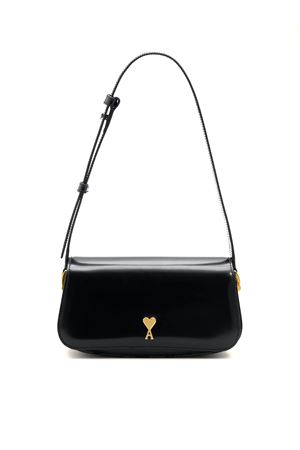 Borsa a spalla Paris Paris in pelle bovina nera AMI | ULL719AL0139001