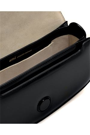 Borsa a spalla Paris Paris in pelle bovina nera AMI | ULL719AL0139001