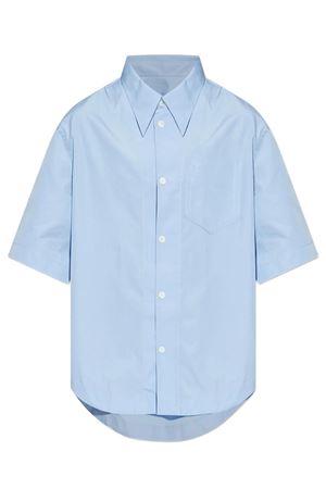 Light blue cotton shirt AMI | USH809CO0063484