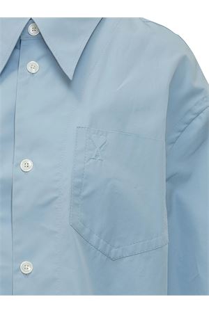 Light blue cotton shirt AMI | USH809CO0063484