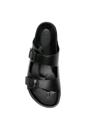 Sandali slides in pelle nera AMI | USV832AL0129001