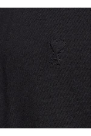 T-shirt in cotone nero AMI | UTS341726001