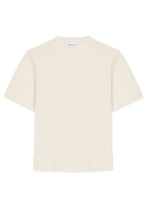 T-shirt bianca in cotone AMI | UTS357726136