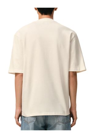 T-shirt bianca in cotone AMI | UTS357726136