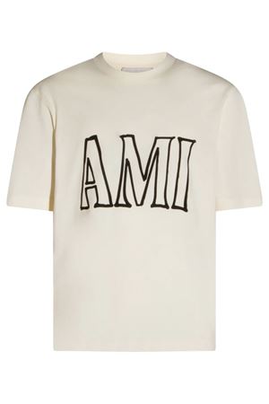T-shirt in jersey di cotone pesante AMI | UTS380726136