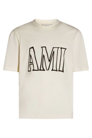 T-shirt in jersey di cotone pesante AMI | UTS380726W136