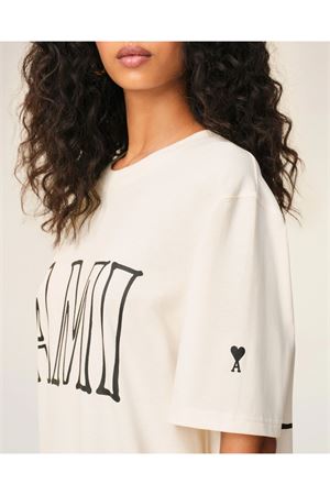 T-shirt in jersey di cotone pesante AMI | UTS380726W136