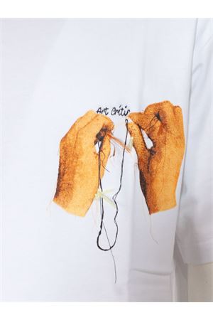 White cotton T-shirt ART | 12529WHITE
