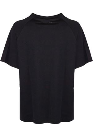 Black cotton T-shirt ART | 12531BLACK