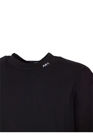 Black cotton T-shirt ART | 12532BLACK
