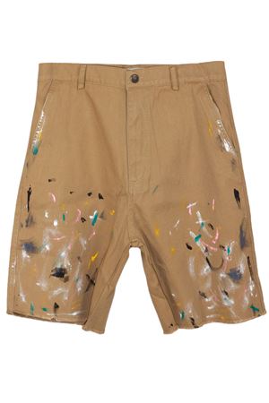 Beige cotton Bermuda shorts ART | 5853BEIGE